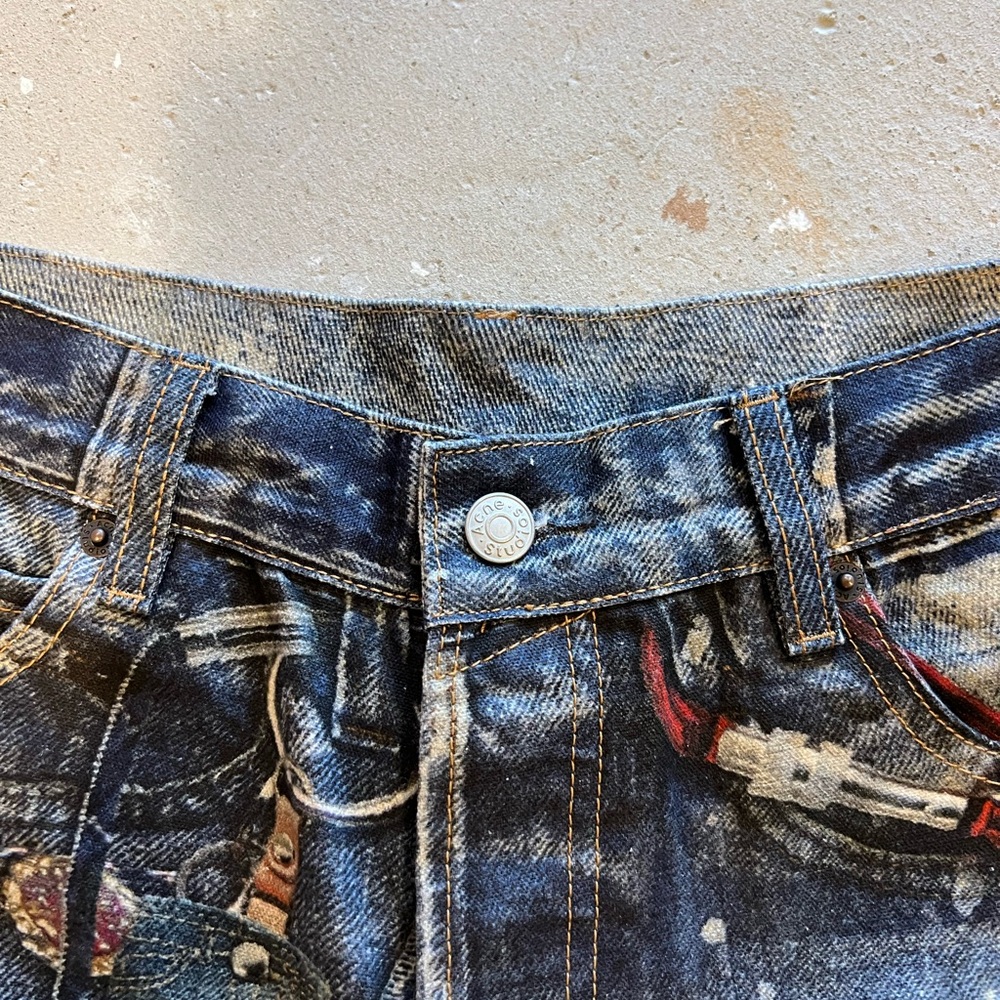 Acne Studios 3D Print Jeans - Picture 4 of 14